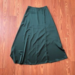 Dark Green Slip Skirt